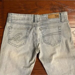 Garage Jeans -Alexia , Size zero, 33’Length, 6.5’ Rise, 9.5’ Flare